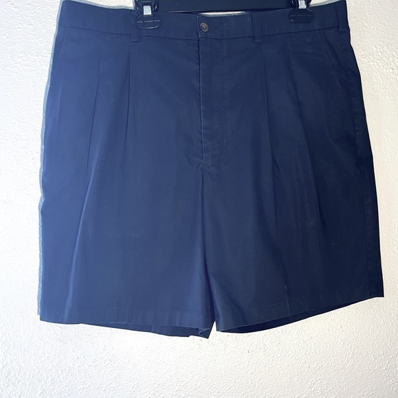 Nordstrom Other - Nordstrom Navy Blue Wrinkle Free Supima Cotton Shorts Men’s Size 38W